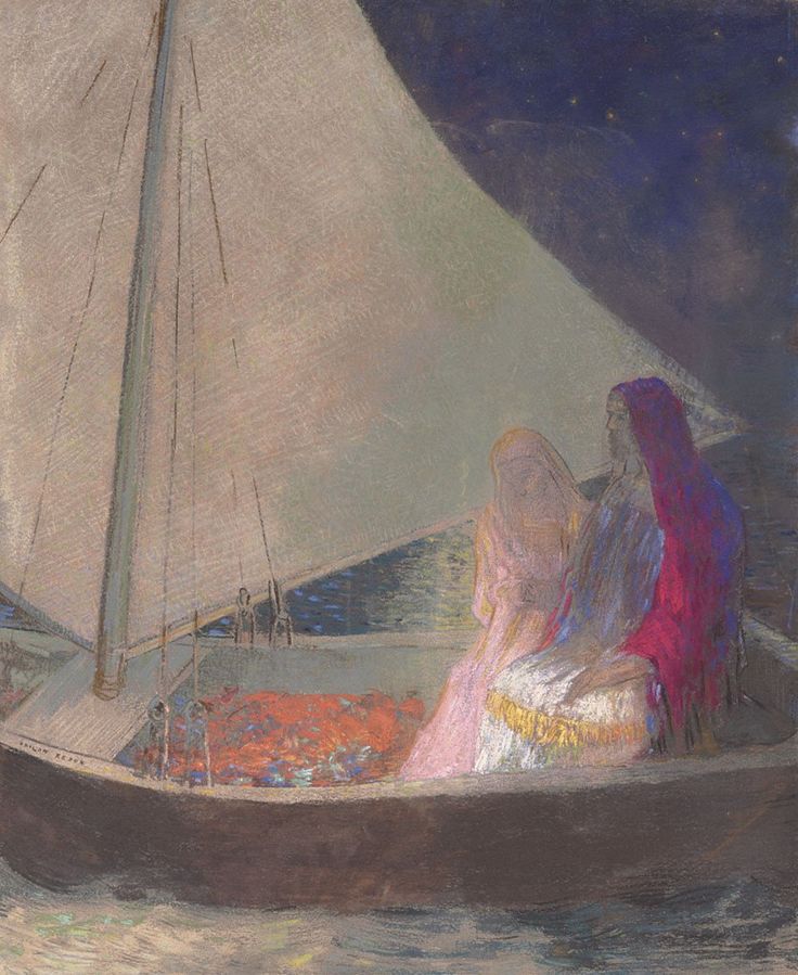 Odilon Redon Les Barques Mystiques